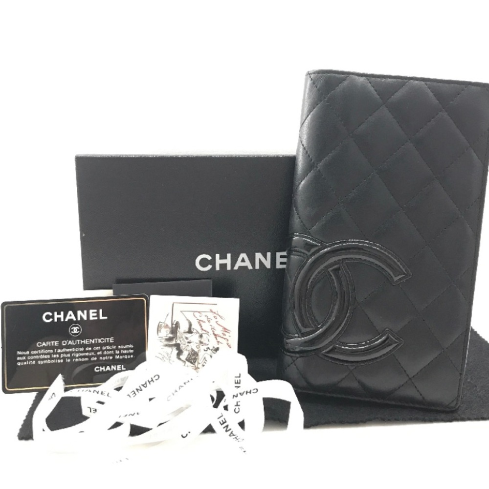 CHANEL Cambon Cambon Line Bi-fold Wallet A26717 Wallet